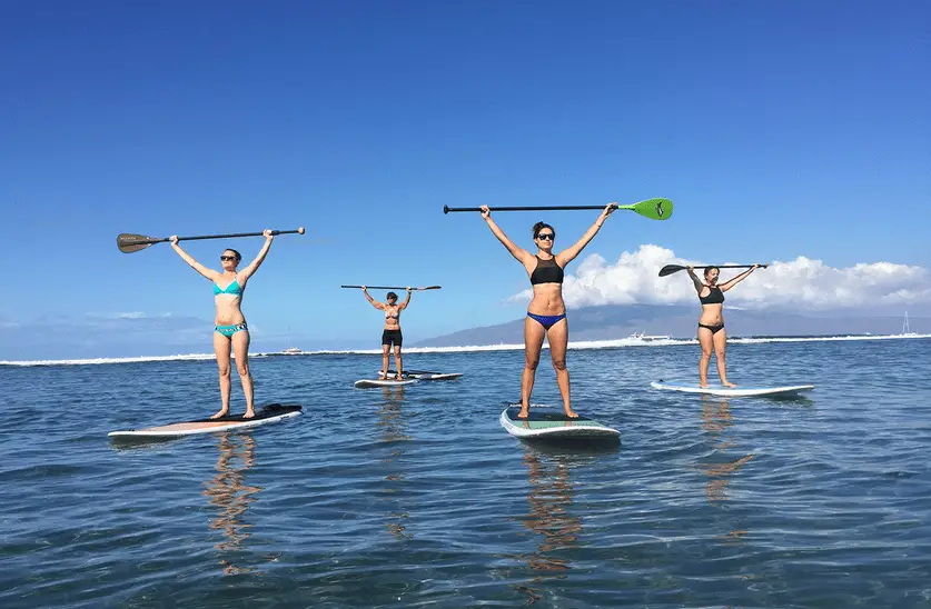 SUPilates: Pilates on the Water