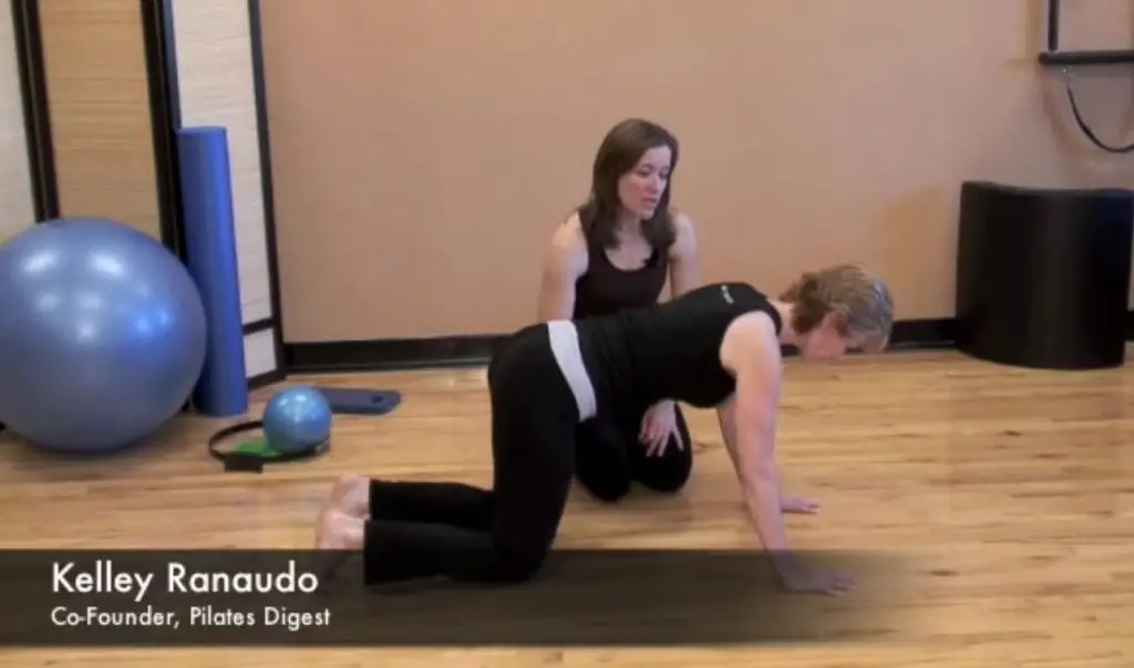 Leg Pull Front Pilates Exercise Video