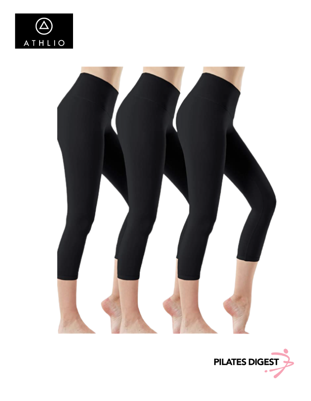Fengbay High Waist Yoga Pants, Yoga Pants Tummy Control, Black, Size X-Small