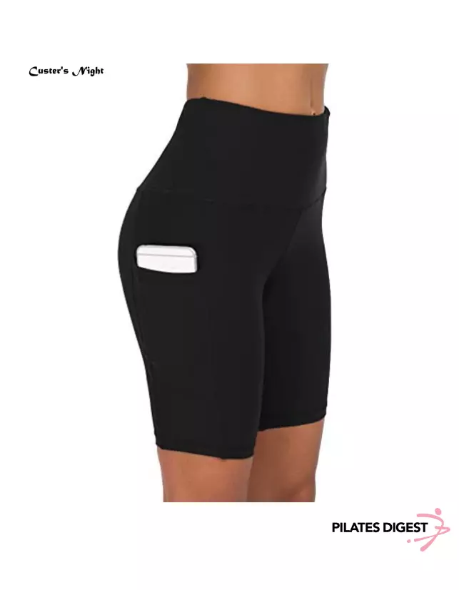 Custer's Night High Waist Out Pocket Yoga Short 